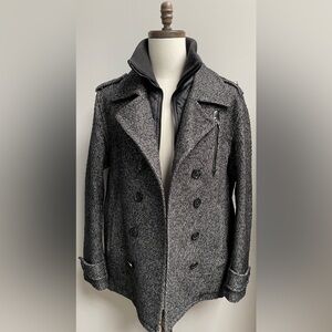 Mondo Casual Men’s Wool Herringbone Jacket in XXL